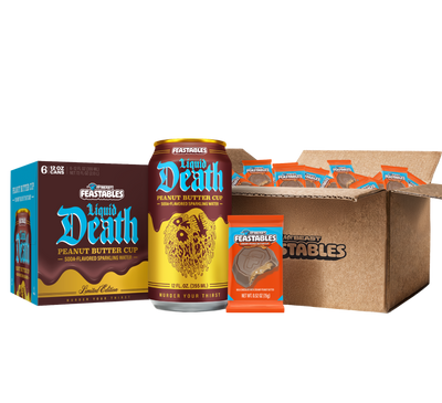 Feastables × Liquid Death Peanut Butter Cup Bundle