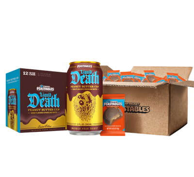 Feastables × Liquid Death Peanut Butter Cup Bundle
