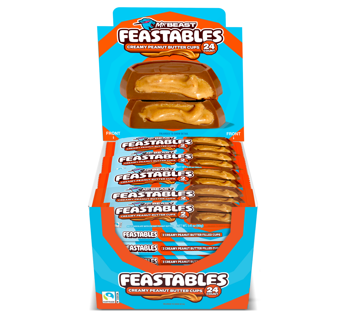 Creamy Peanut Butter Cups (24 packs of 2 cups) - USCP2307