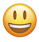 Pictured: Emoji smiley face