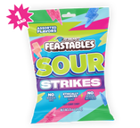 Assorted Flavors Sour Strikes 7.5oz Bag - USGM1007