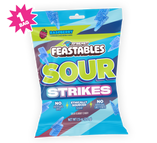 Raspberry Sour Strikes 7.5oz Bag - USGM1005
