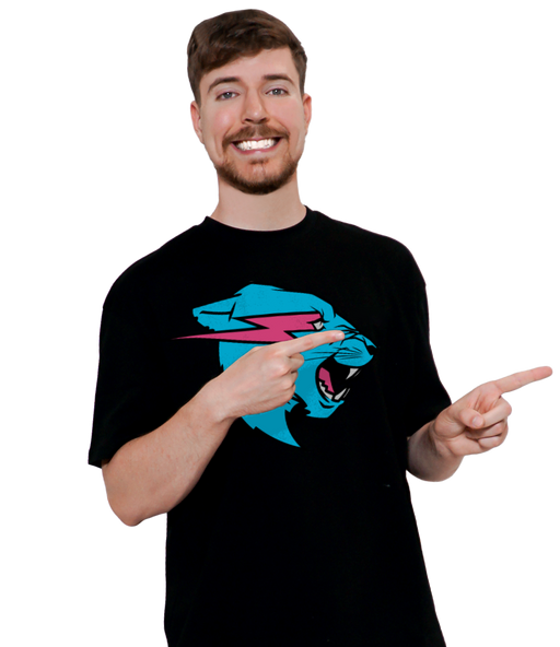 MrBeast pointing png image