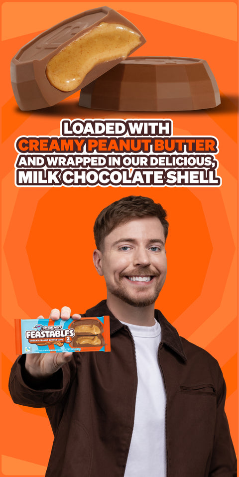 LOADED WITH CREAMY PEANUT BUTTER AND WRAPPED IN OUR DELICIOUS, MILK CHOCOLATE SHELL